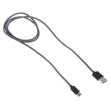 Кабель Buro Braided [bhp ret typec1] USB - micro USB черный 1 м