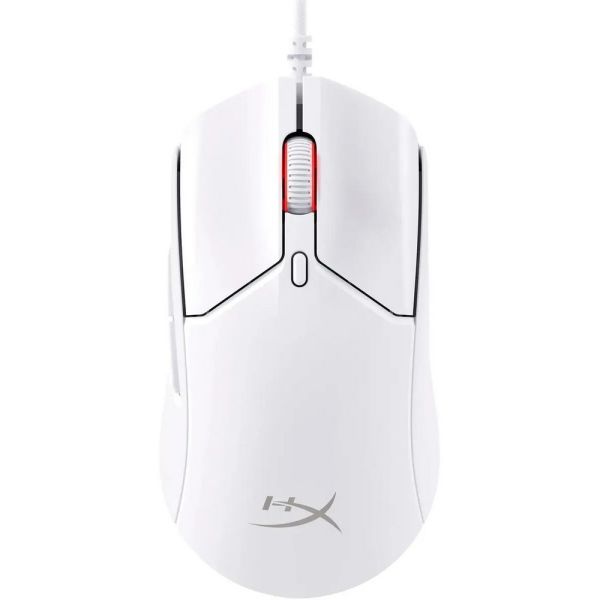 Мышь HyperX Pulsefire Haste 2 оптическая, проводная, USB, белый 6n0a8aa