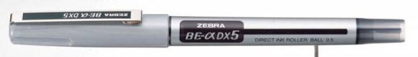 Ручка роллер ZEBRA ZEB-ROLLER BE-& DX5 (EX-JB4-BK) 0,5мм игловидный пиш. наконечник черный