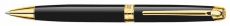 Шариковая ручка CARANDACHE Leman Black lacquered GP (4789.282) латунь лак отделка позолота