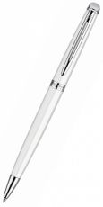 Шариковая ручка WATERMAN Hemisphere (S0920970) White CT (M) чернила: синий нержавеющая сталь перо нержавеющая сталь хром